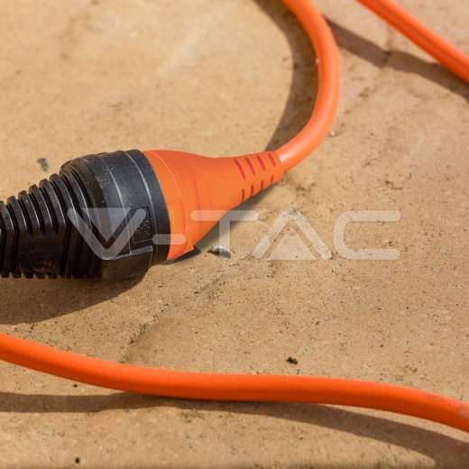 Cable de extensión 3G 1.5mm x 15m 1 toma 16A IP44 naranja & negro - 7