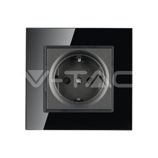 Enchufe EU 16A cristal negro - 1