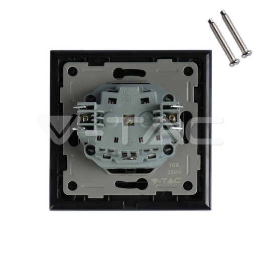 Enchufe EU 16A cristal negro - 4