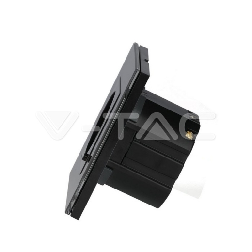 Enchufe de pared WIFI estándar europeo color negro - 2