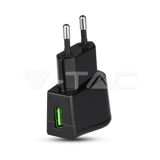 Adaptador de viaje USB Blister Negro - 2