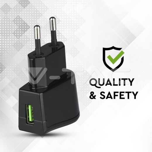 Adaptador de viaje USB Blister Negro - 5