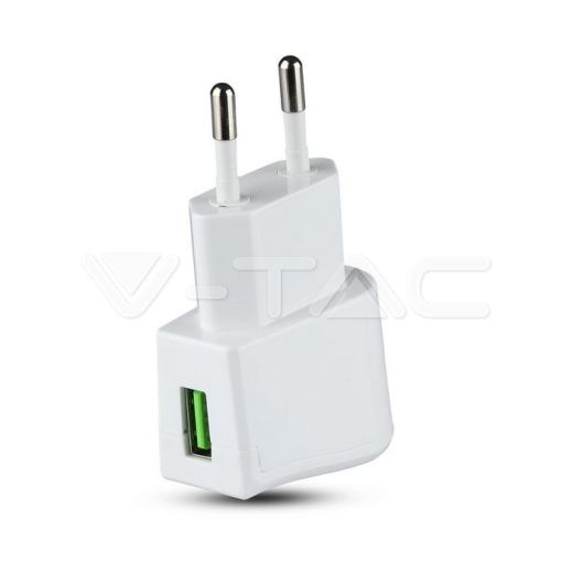 Adaptador de viaje USB Blister Blanco - 2