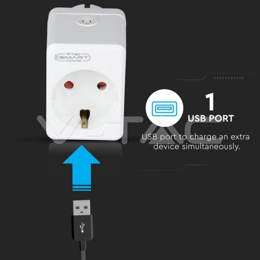 Mini Enchufe Inteligente WIFI tipo EU + Puerto USB compatible con Google Home y Amazon Alexa - 10