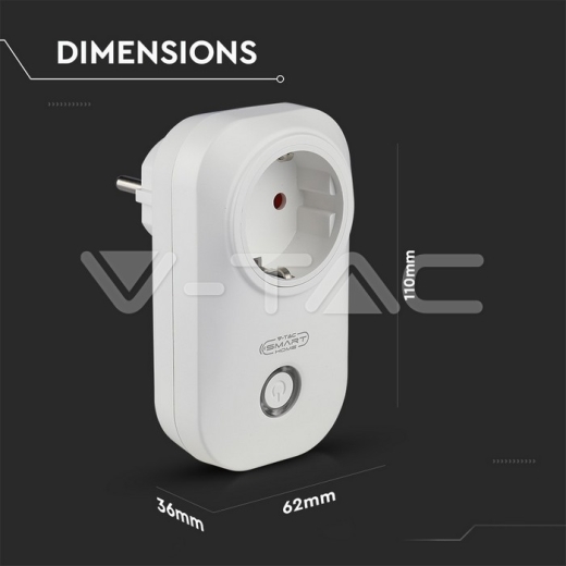 Enchufe Inteligente WIFI tipo EU compatible con Google Home y Amazon Alexa - 9