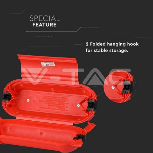 Waterproof Safe Box IP44 negro+rojo - 6