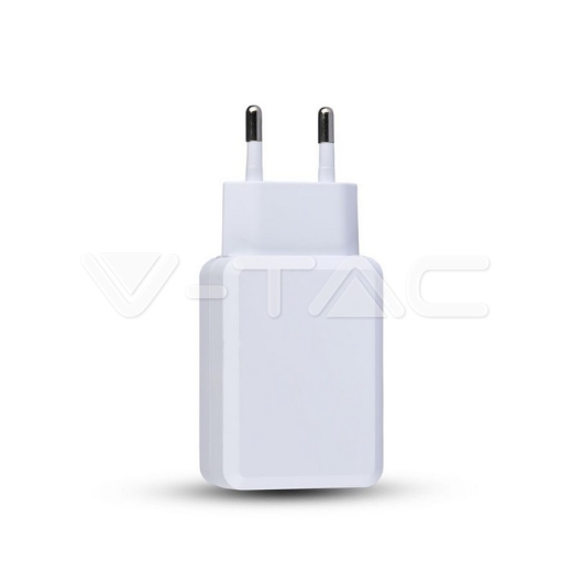USB QC3.0 Travel Adaptor Blister Package White - 1