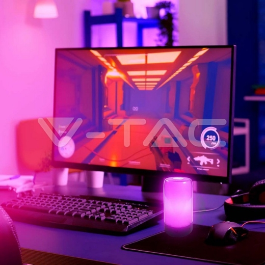 Lámpara LED Ambiance 8W Compatible con Amazon Alexa y Google Home Black Body RGB - 12