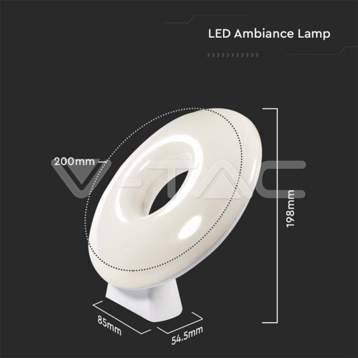 LED Ambiance Lamp 4W Compatible With Amazon Alexa And Google Home RGB + WW + CW - 7
