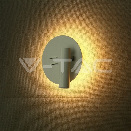 Luz lateral de hotel LED 3W+6W Blanco 3000K - 11