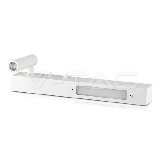 Lámpara de pared LED dormitorio 3W+3W LED cuerpo blanco 3000K - 1