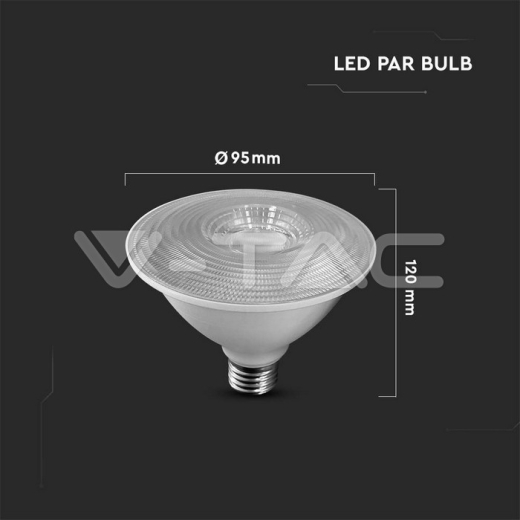 Bombilla LED PAR30 11W Chip SAMSUNG 4000K E27 - 6