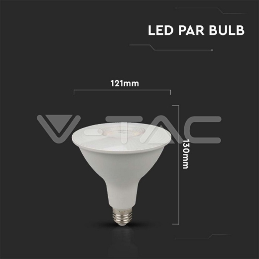 12.8W LED PAR38 Bulb SAMSUNG Chip 6500K E27 - 5