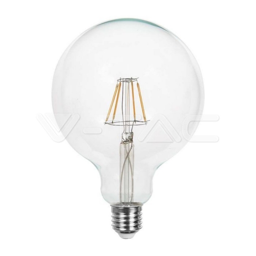 Bombilla LED 12.5W Filamento E27 G125 Transparentee 3000K - 1