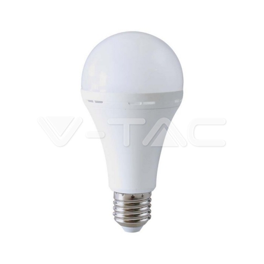 LED Bulb 12W E27 A80 Plastic Emergency Lamp 4000K - 1