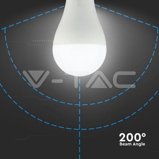 LED Bulb 15W A65 Е27 Thermoplastic 3000K - 3