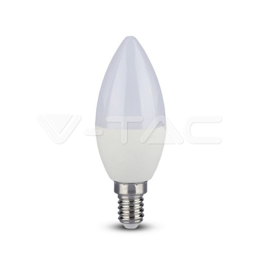 LED Bulb 3.5W E14 Candle Dimming Brightness RF Control RGB 4000K - 2