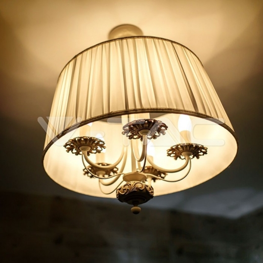 LED Bulb 3.5W E14 Candle Dimming Brightness RF Control RGB 4000K - 8