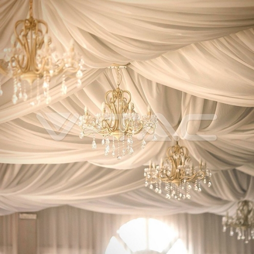 LED Bulb 4.5W E14 Candle 3000K - 6