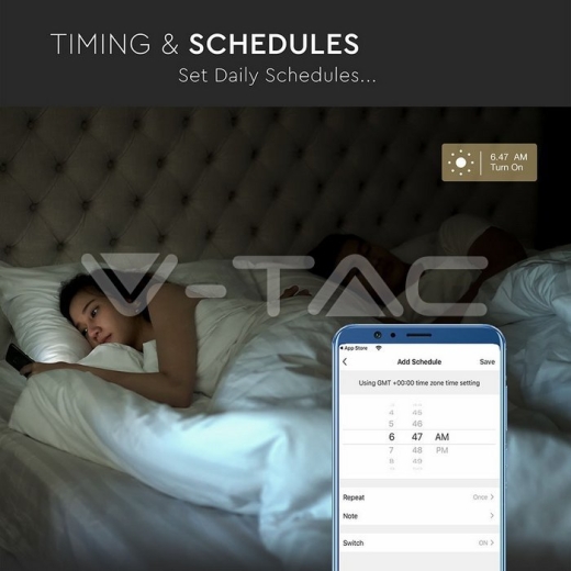 LED Bulb 4.5W E27 G45 SMART RGB, White, Warm White - 7