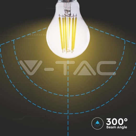 Bombilla LED 4W E27 Filamento A60 Transparente 4000K - 3