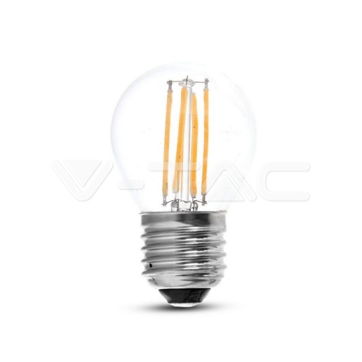 LED Bombilla - 4W Filament E14 G45 Blanco Natural - 1