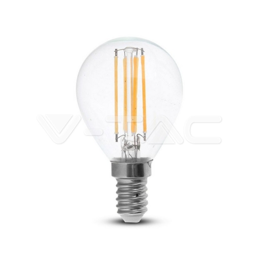 LED Bulb 4W Filament E14 P45 White - 1