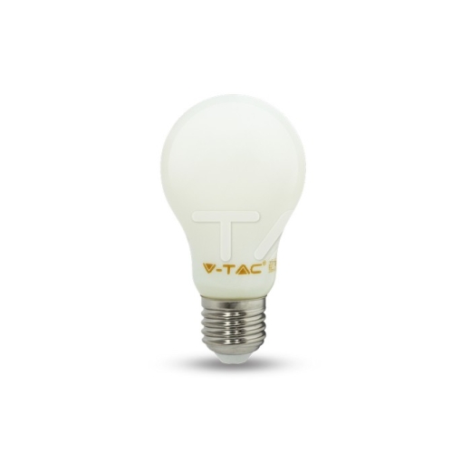 LED Bulb 4W Filament E27 A60 White Cover Warm White - 1