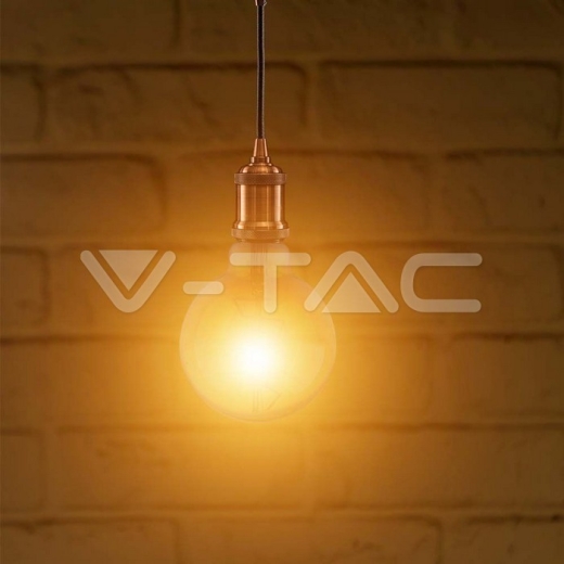 LED Bulb 4W Filament E27 G95 Amber 2200K - 5