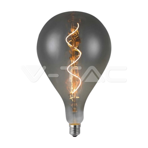 LED Bulb 4W Filament Spiral A160S 2700K Smoky Glass - 1