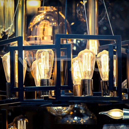 LED Bulb 4W Filament E27 ST64 Clear Cover 3000K - 5