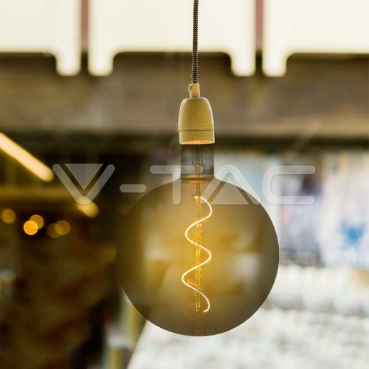 LED Bulb 4W Filament Spiral G200S 2700K Smoky Glass - 4