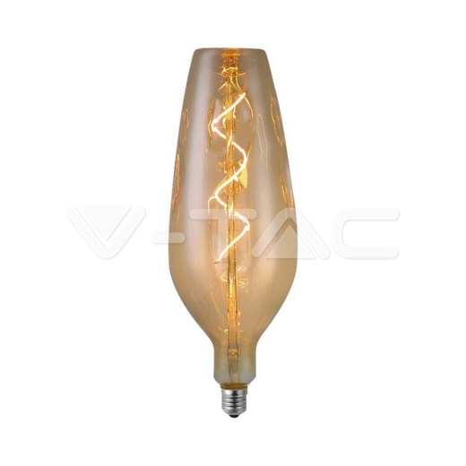 LED Bulb 4W Filament Spiral B125 2700K Smoky Glass - 1