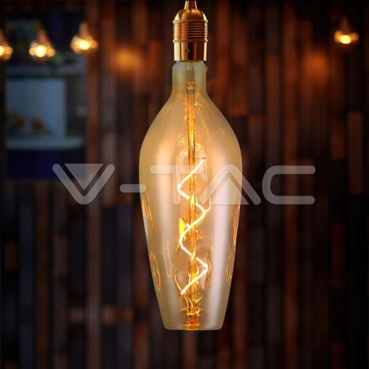 LED Bulb 4W Filament Spiral B125 2700K Smoky Glass - 4