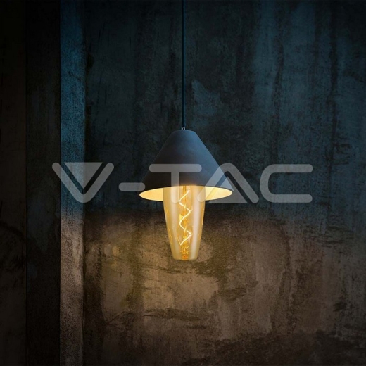 LED Bulb 4W Filament Spiral B125 2700K Smoky Glass - 5