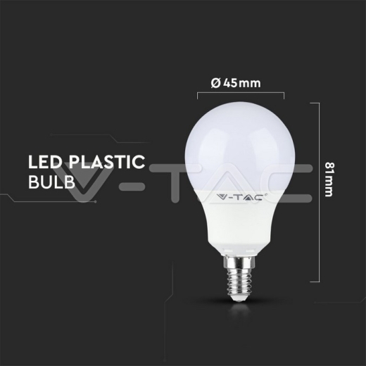 LED Bulb 5.5W E14 P45 4000K CRI 95+ - 5