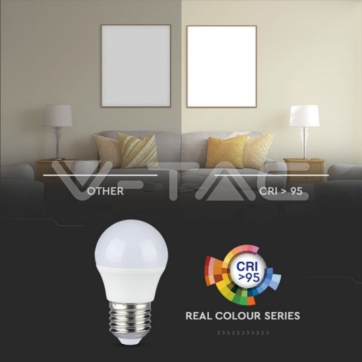 LED Bulb 5.5W E27 G45 2700K CRI 95+ - 4
