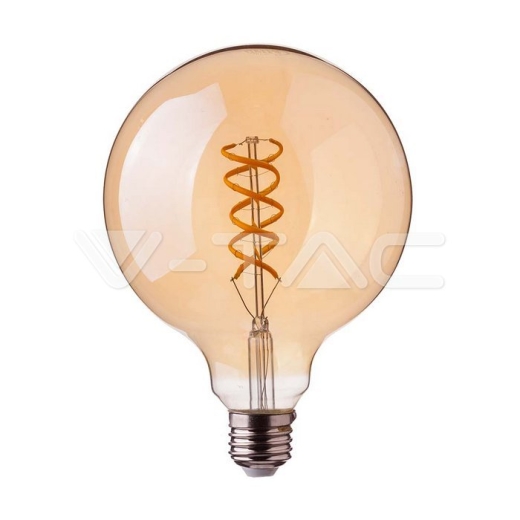 Bombilla LED 5W Filament E27 G95 Ámbar 1800K - 1