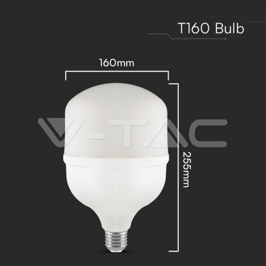 Bombilla LED 60W Plástico T160 4000K - 5