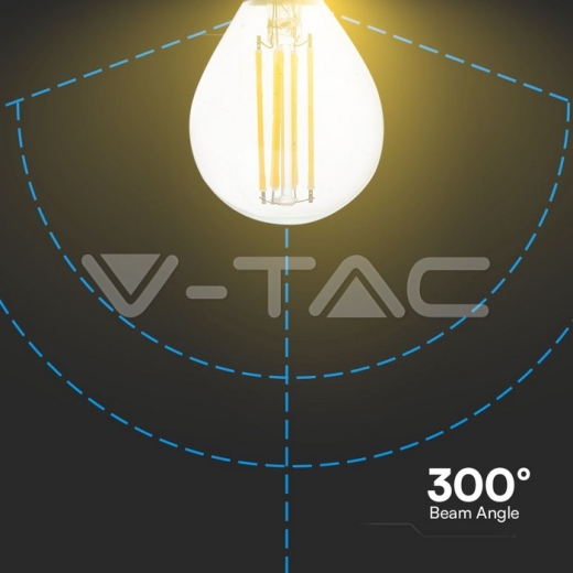 LED Bulb 6W Filamen E14 P45 Clear Cover 4000K - 3