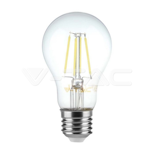 Bombilla LED 6W Filamento E27 A60 Transparente 3000K - 1