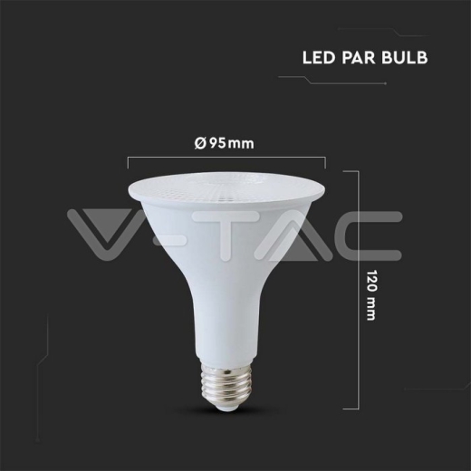 Bombilla LED SAMSUNG Chip 11W E27 PAR30 Plástico 3000K - 5