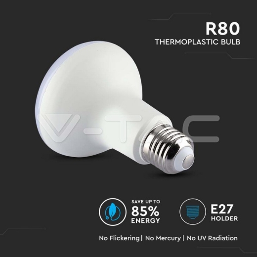 Bombilla LED SAMSUNG Chip 11W E27 R80 Plástico 3000K - 4