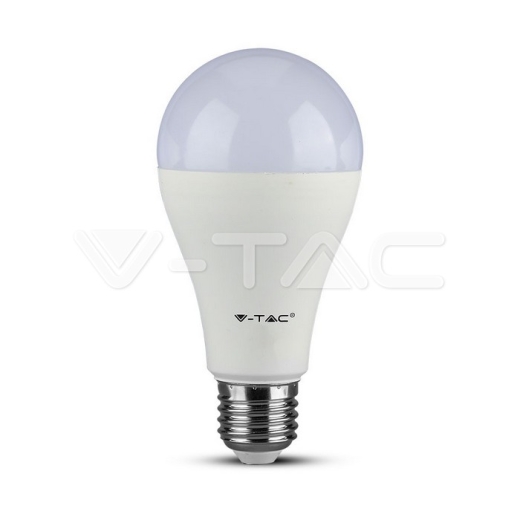 LED Bulb SAMSUNG Chip 15W E27 A65 Plastic Natural White - 1