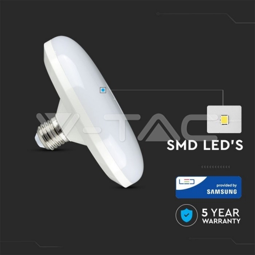LED Bulb SAMSUNG Chip 15W E27 UFO F150 3000K - 3
