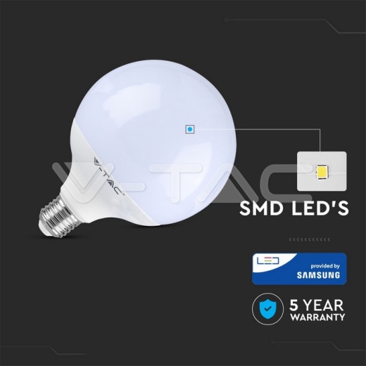LED Bulb SAMSUNG Chip 18W E27 Plastic G120 4000K - 2