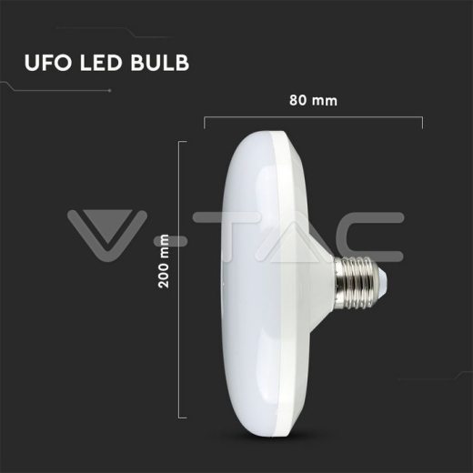 LED Bulb SAMSUNG Chip 24W E27 UFO F200 3000K - 6