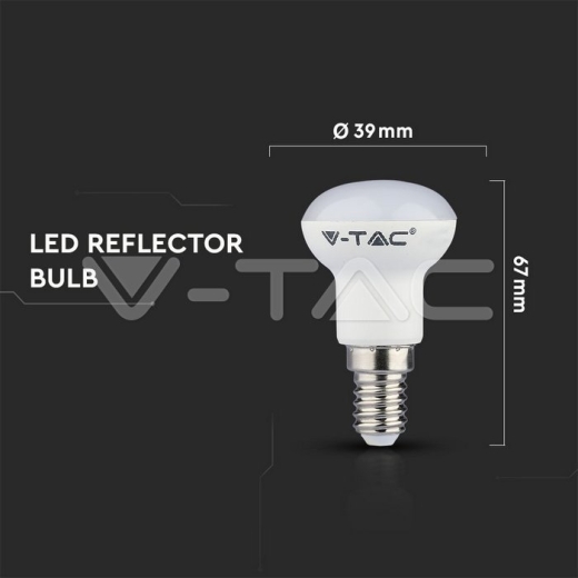 LED Bulb SAMSUNG Chip 3W E14 R39 Plastic 4000K - 6