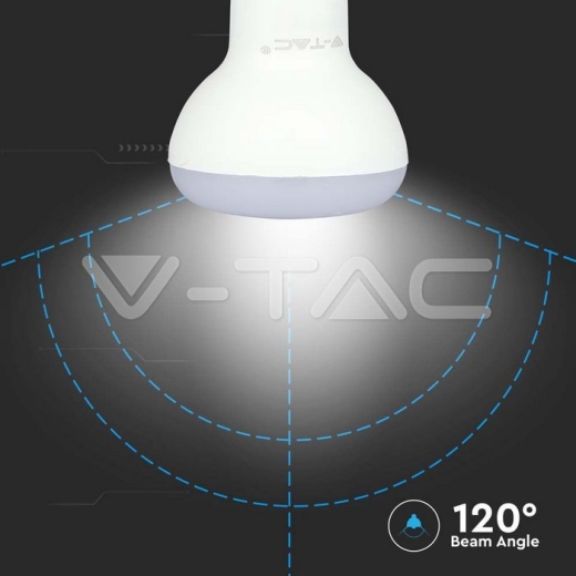 LED Bulb SAMSUNG Chip 4.8W E14 R50 Plastic 3000K - 5