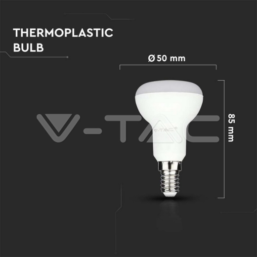 Bombilla LED SAMSUNG Chip 4.8W E14 R50 Plástico 6500K - 6